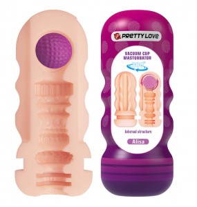 PRETTY LOVE - Alisa Vacuum Cup Masturbator With Red Sucker Ball